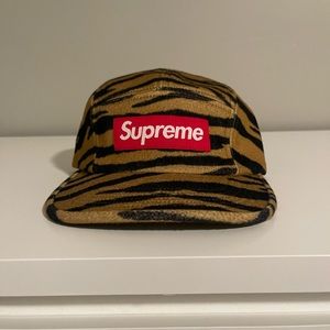 Supreme Wool Camp Cap Tiger Stripe